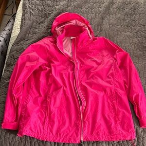 Columbia Bright Pink Outdoor Windbreaker Jacket